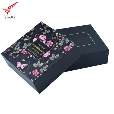 High end black matt lamination soap box packaging