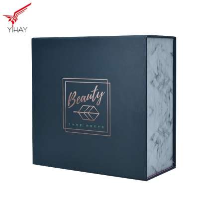 OEM custom paper gift closure perfume bottle / essential oil / hair oil packaging boxes magnetic