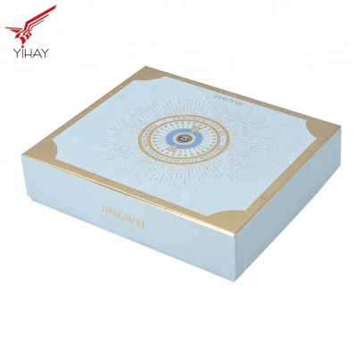 Glossy custom pink color printed carton cardboard packaging folded mailer box mail box with logo for clothes