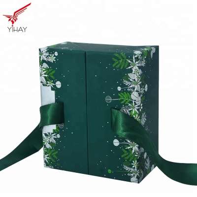 Free sample  Door open soft touch cosmetic point of purchase display, cosmetic box for skin care