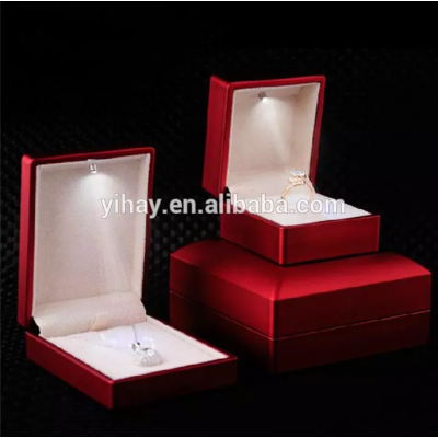 Free samples Custom logo wholesale hot sale paper led light jewelry box