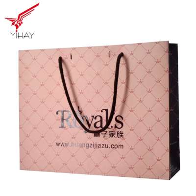 High quality Kraft Paper cheap decorative brown paper bags with handle shopping package