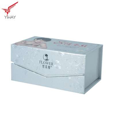 Free sample Hard paper paper box printing company logo packaging box with soft cloth tray